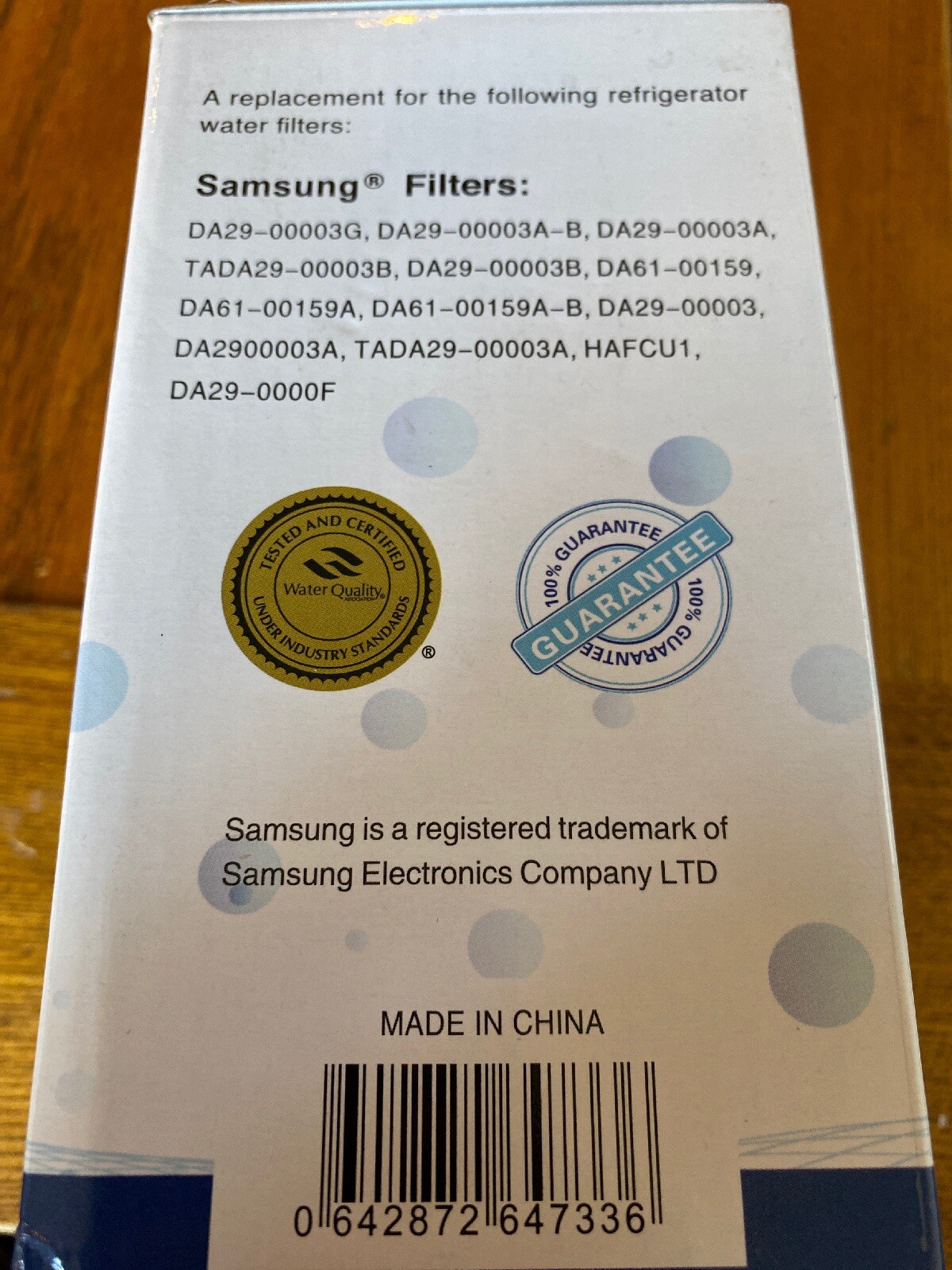 PureH2O PH21300 Refrigerator Water Filter Replacement for Various Samsung Models
