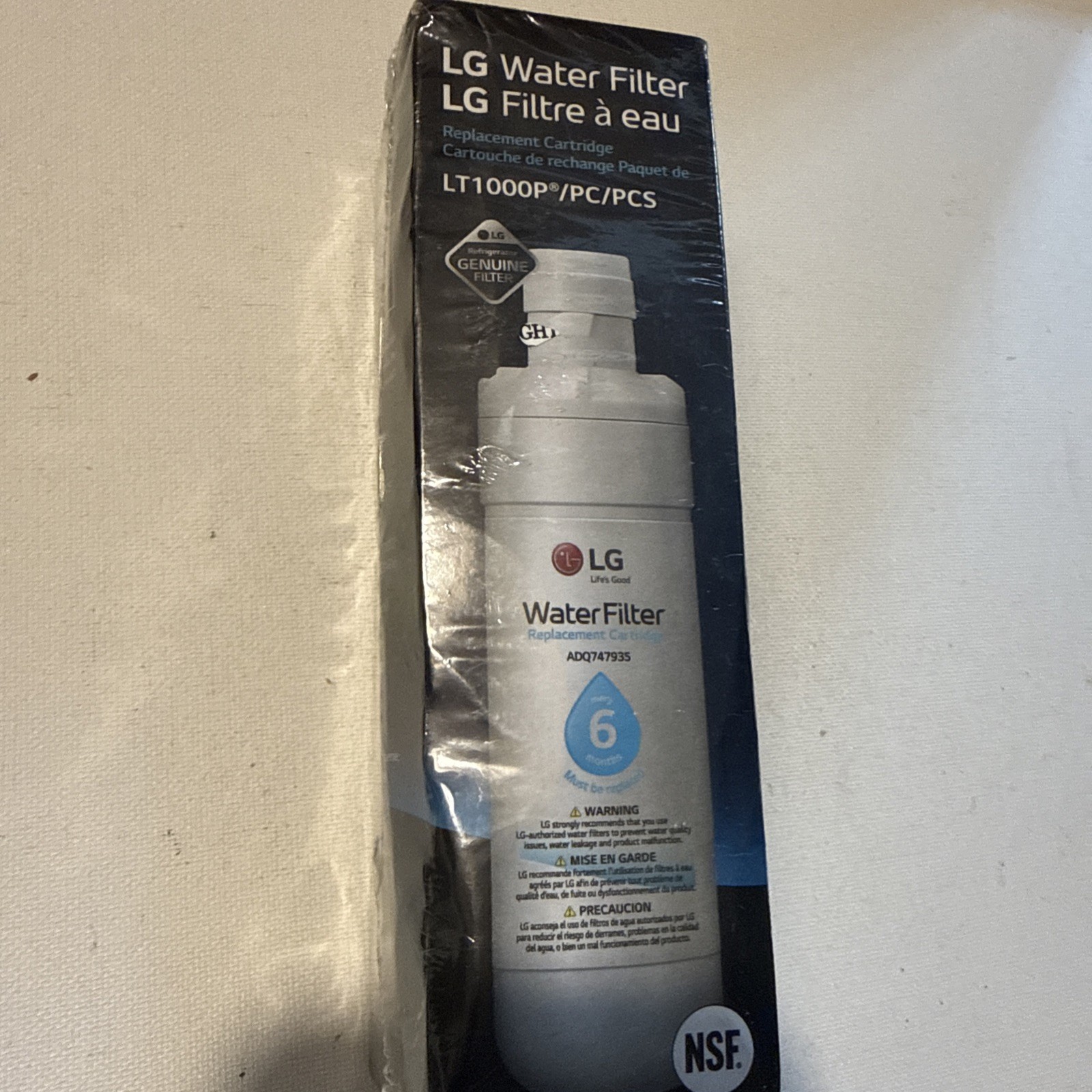 LG LT1000P Water Filter Replacement Cartridge LT1000PC/PCS – NSF