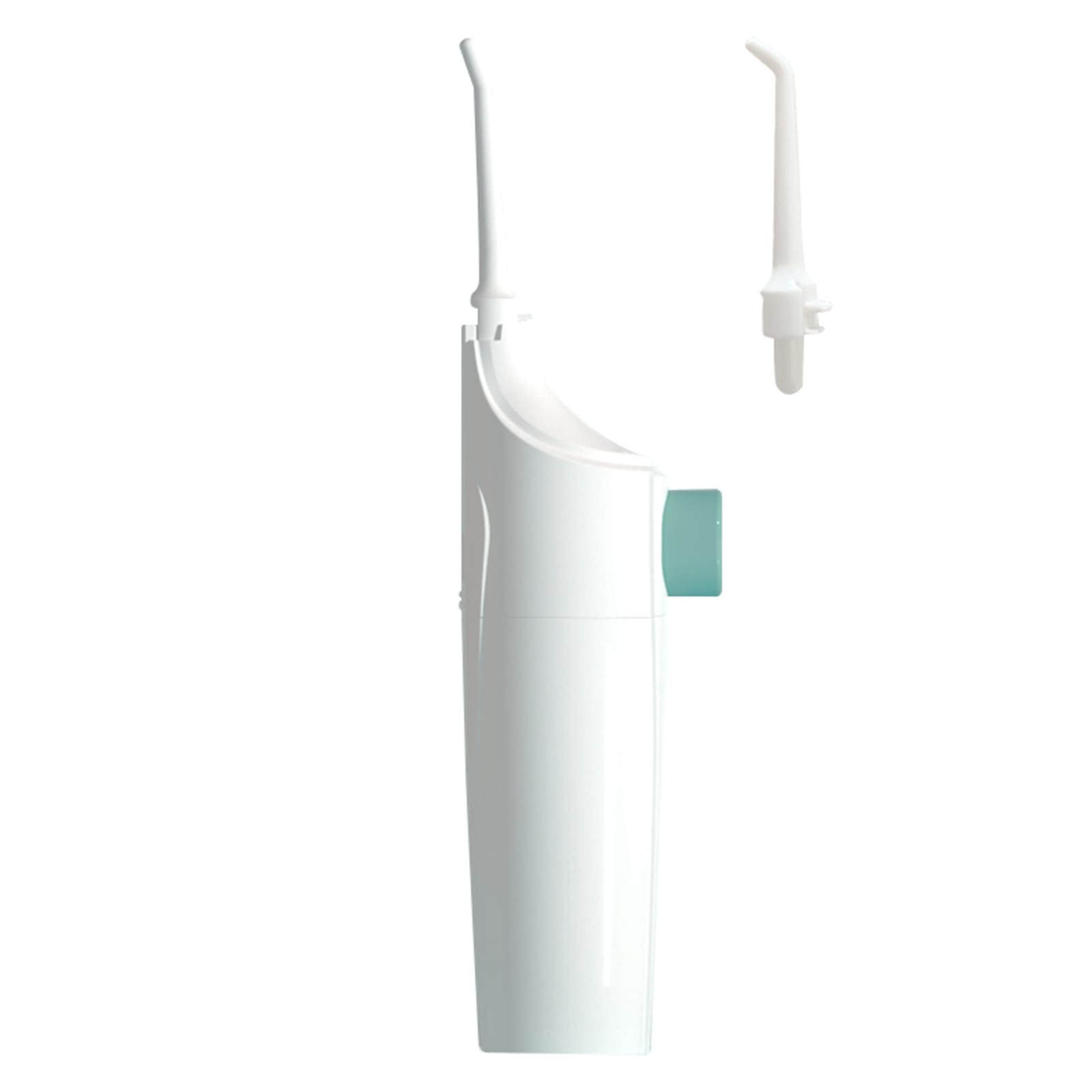 Cordless Water Dental Flosser Non-Electric Simple 1 Count (Pack of 1), White