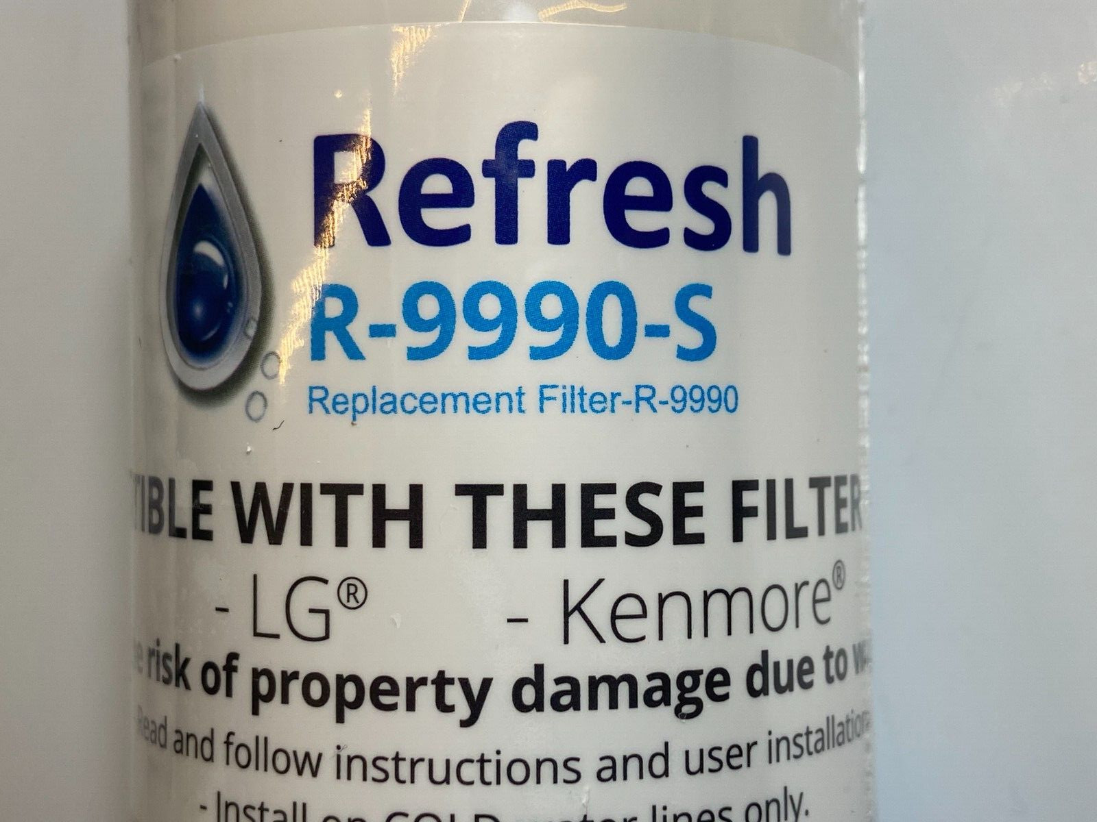 Refresh R-9990-S Refrigerator Water Filter Kenmore 46-9990 LG LT600P SEALED NIB