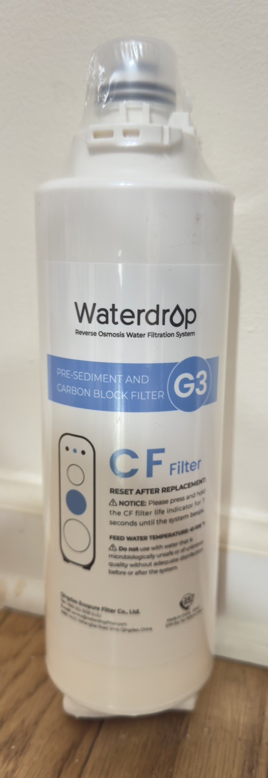 Waterdrop WD-G3-N1CF, Filter, Replacement for G3-W, G3P600, G3P800 RO System
