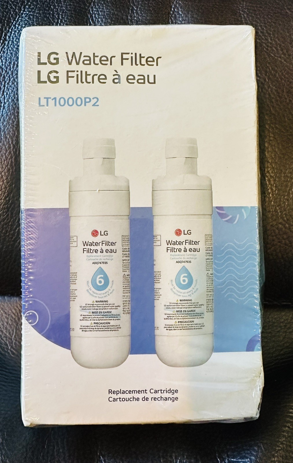 Genuine LG Water Filter Replacement Cartridge LT1000P2 Genuine Filter. SEALED