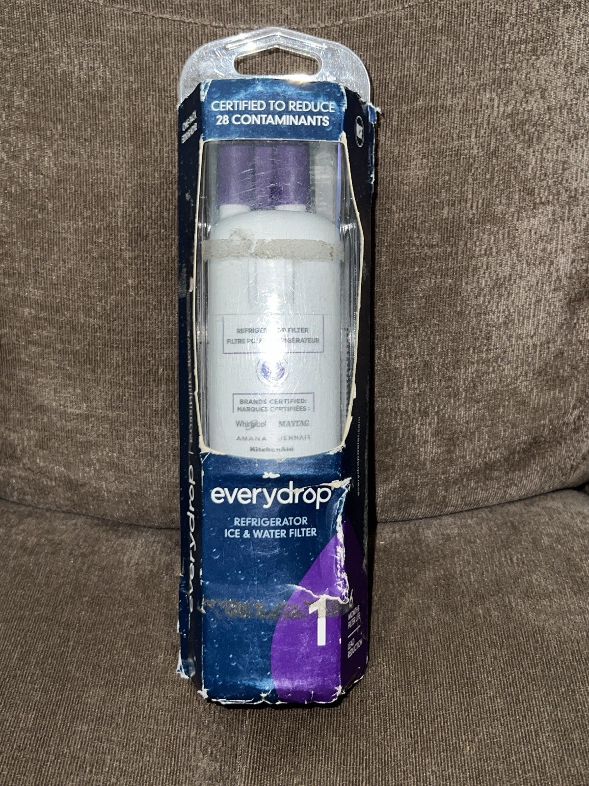 Εverydrop 1 Refrigerator Ice & Water Filter ΕDR1RXD1R Whirlpool BRAND NEW