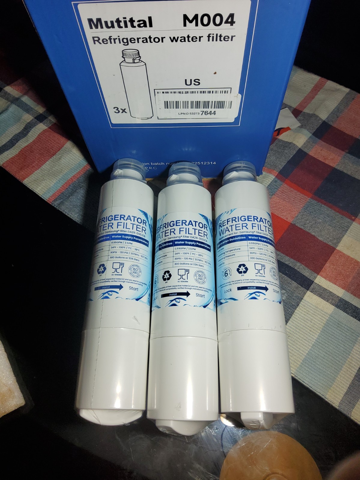 DA29-00020B Replacement for Samsung Water Filter HAF-CIN HAF-CIN,3 Pack Sealed