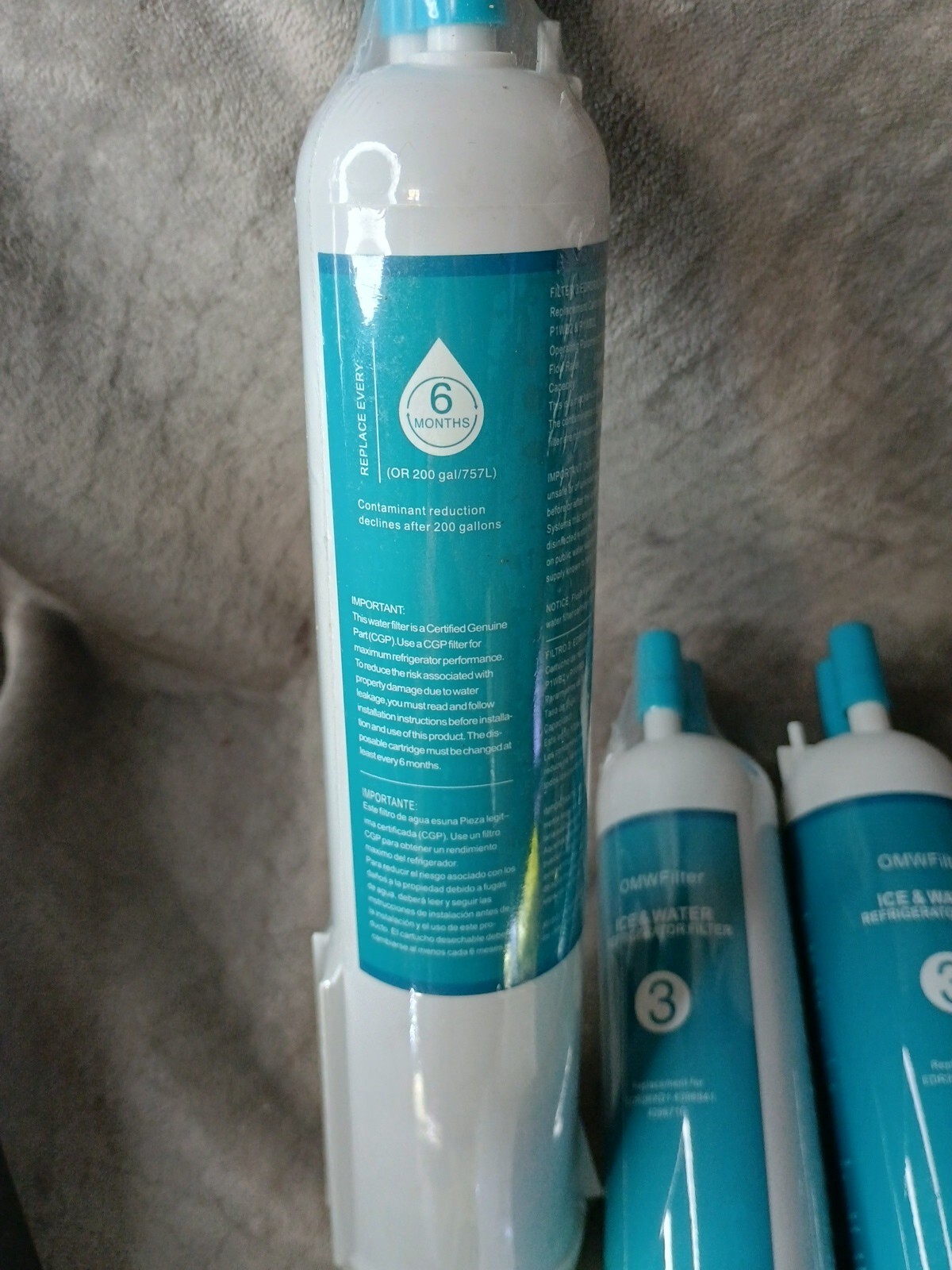 OMWFilter Ice & Water Refrigerator Filter #3 ΕDR3RXD1 4396841 4396710