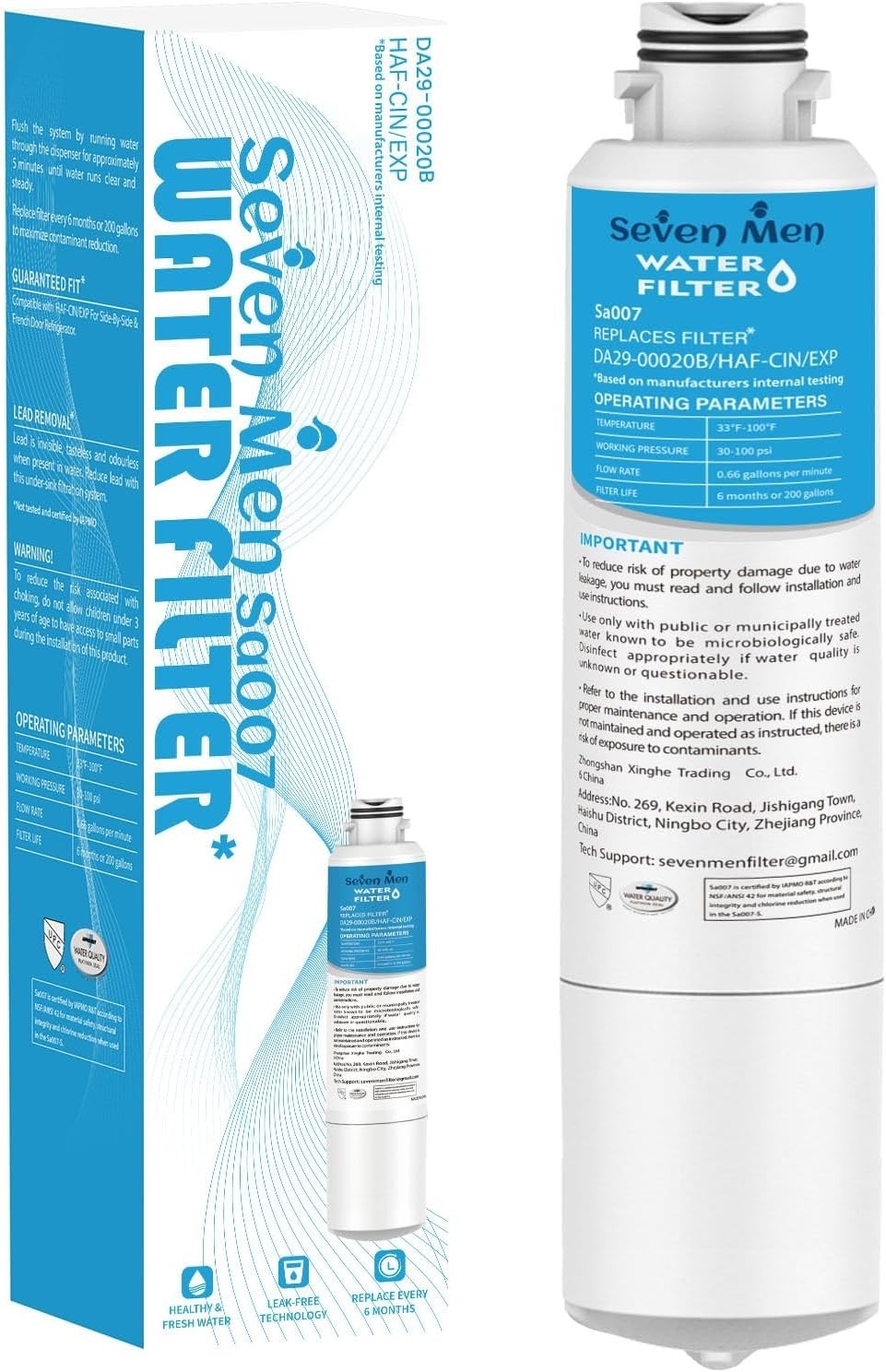 Coconut Carbon DA29-00020B Water Filter – Fits Various Samsung Models