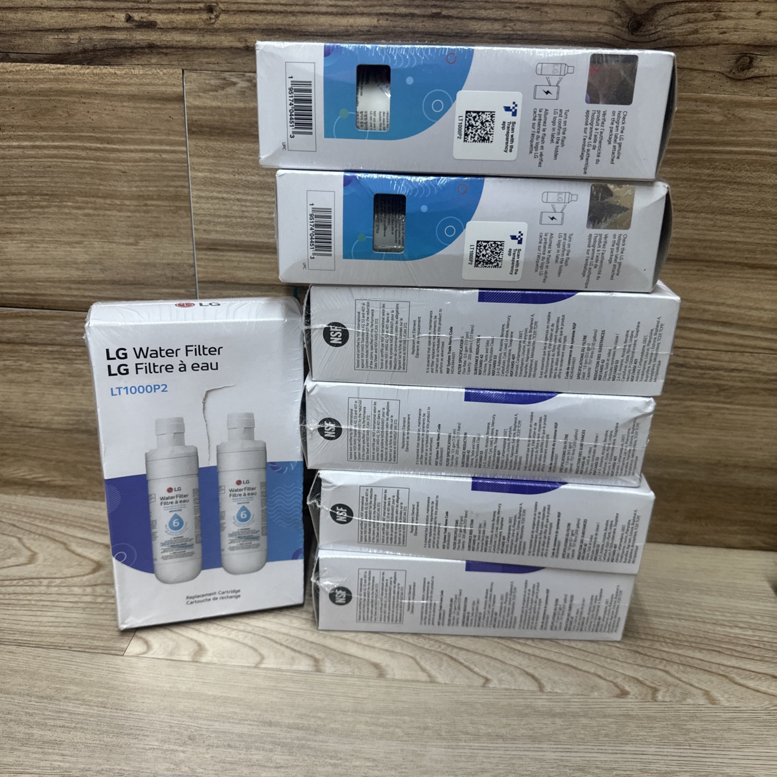 7 – 2 Pk Genuine LG LT1000P2 6-Month / 200 Gal Refrigerator Replacement