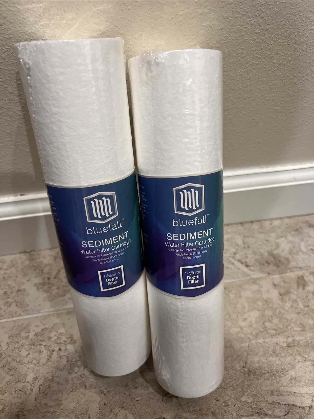 2 Pack- 1 Micron Sediment Water Filters 10 in. x 2.5” New, Sealed
