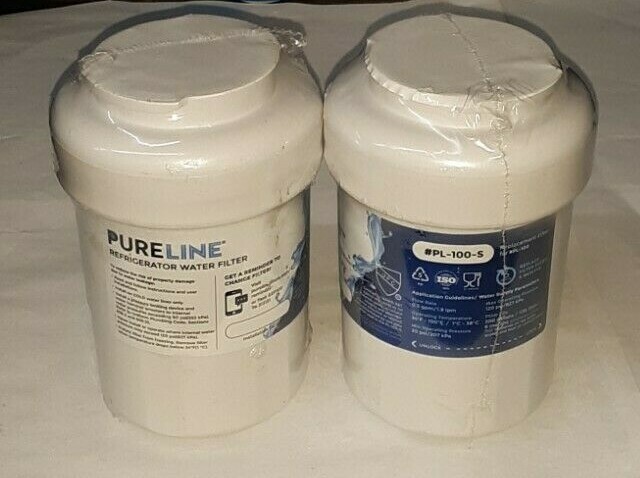2 filter lot PURELINE REPLACEMENT REFRIGERATOR WATER FILTER PL-100-S 300 GAL sld