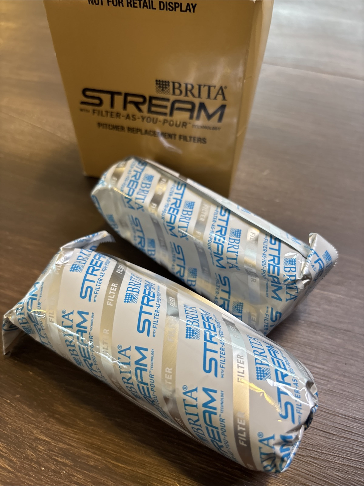 2 COUNT – Brita Stream Pitcher Replacement Water Filter with Filter-As-You-Pour