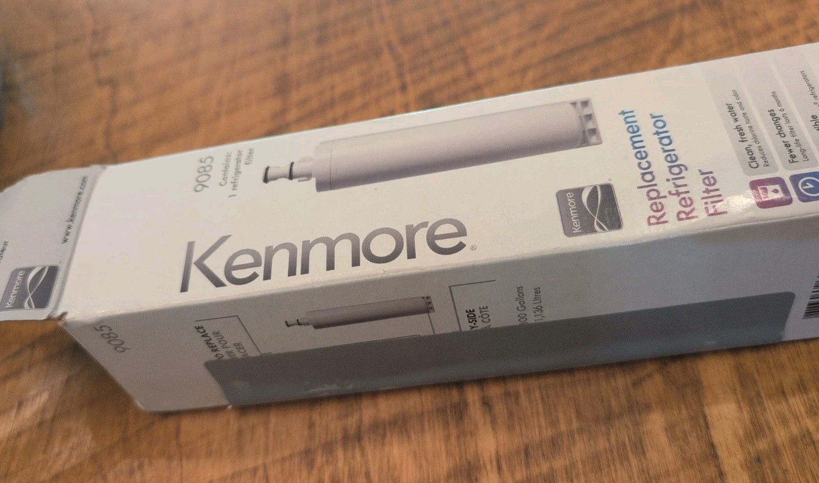 1 Pack Kenmore 9085 Refrigerator Water Filter New Sealed, * Box Wear