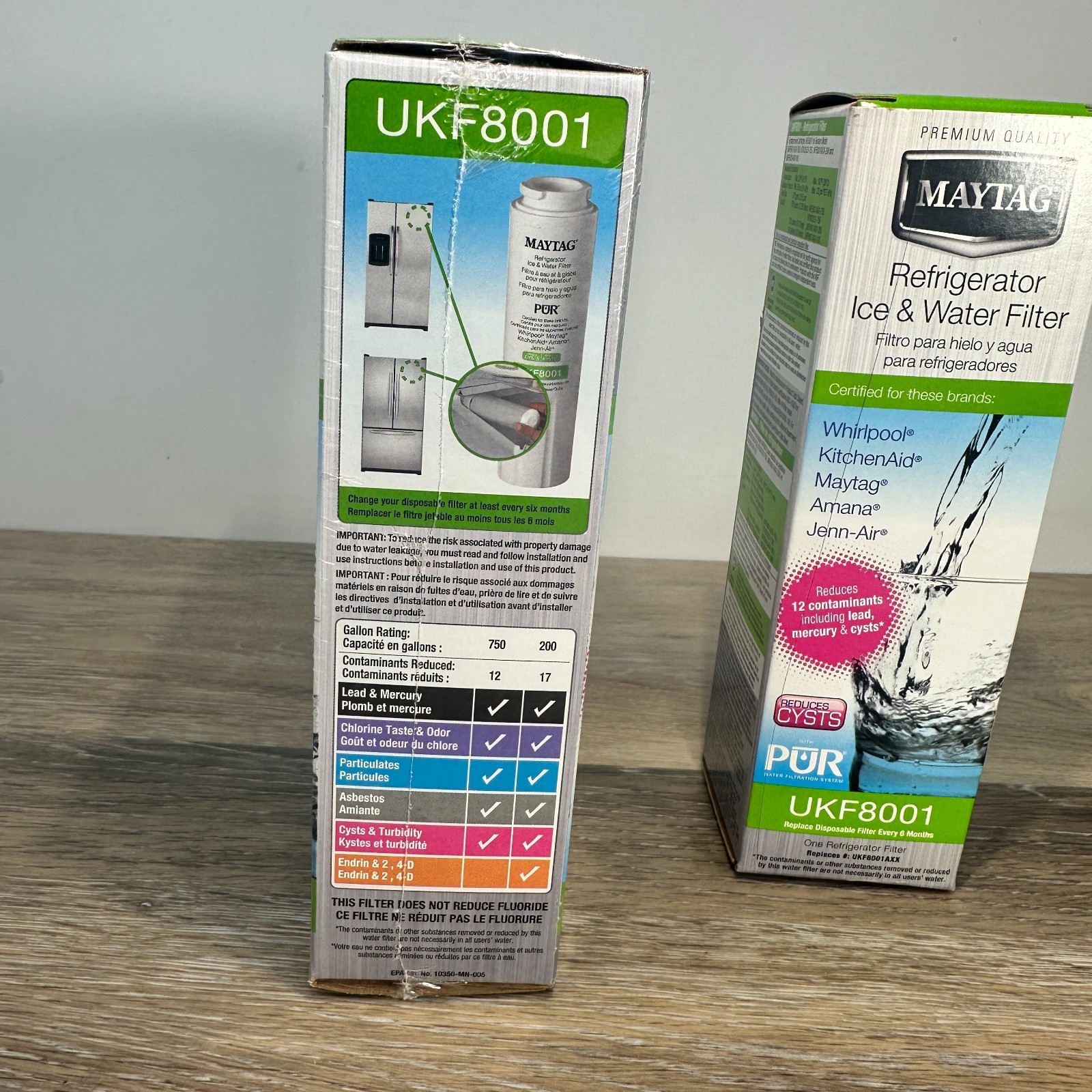 X3 Maytag Refrigerator UKF8001 Ice Water Filter UKF8001AXX Whirlpool KitchenAid