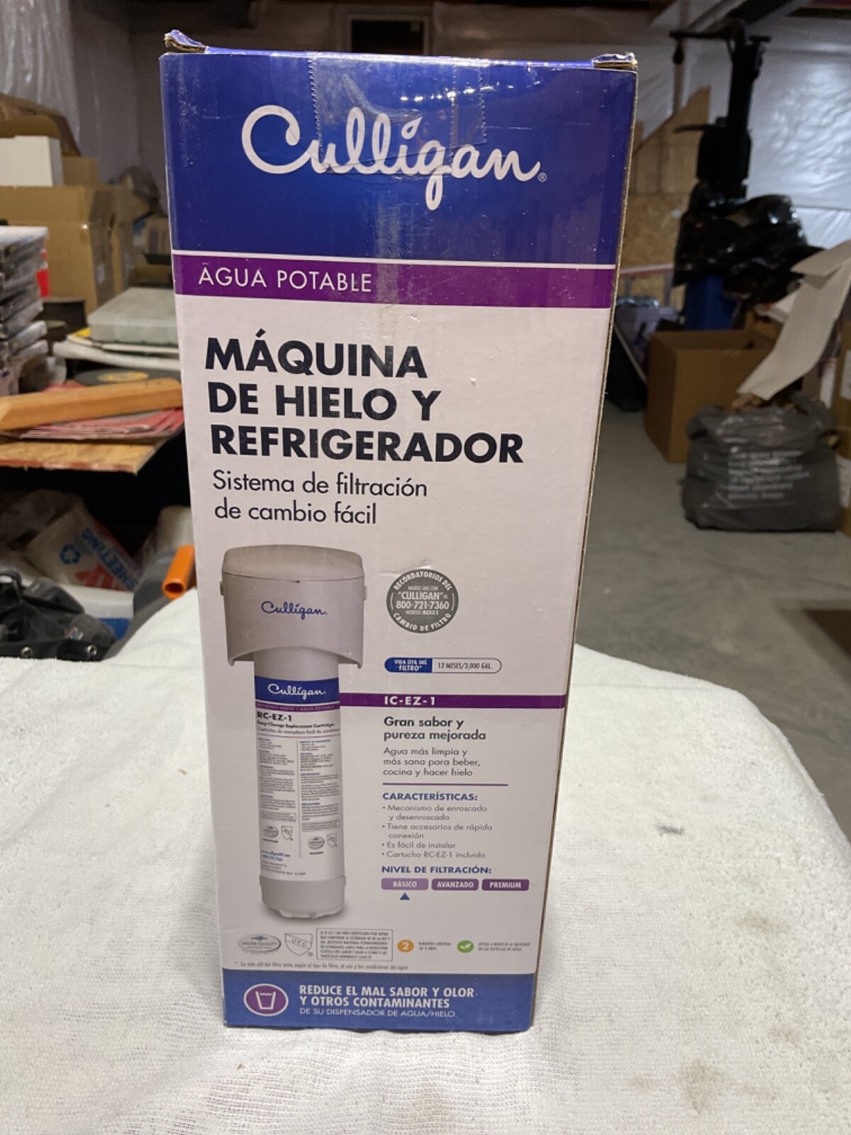 Culligan IC-EZ-1 Drinking Water Filter Level 1 Icemaker & Refrigerator Ice Maker