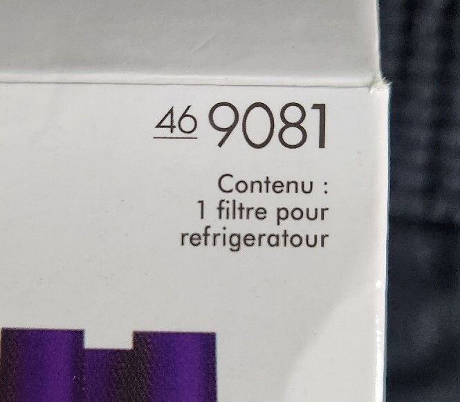 Kenmore 9081 Replacement Refrigerator Water Filter 46-9081 Cartridge 1 Pack NEW