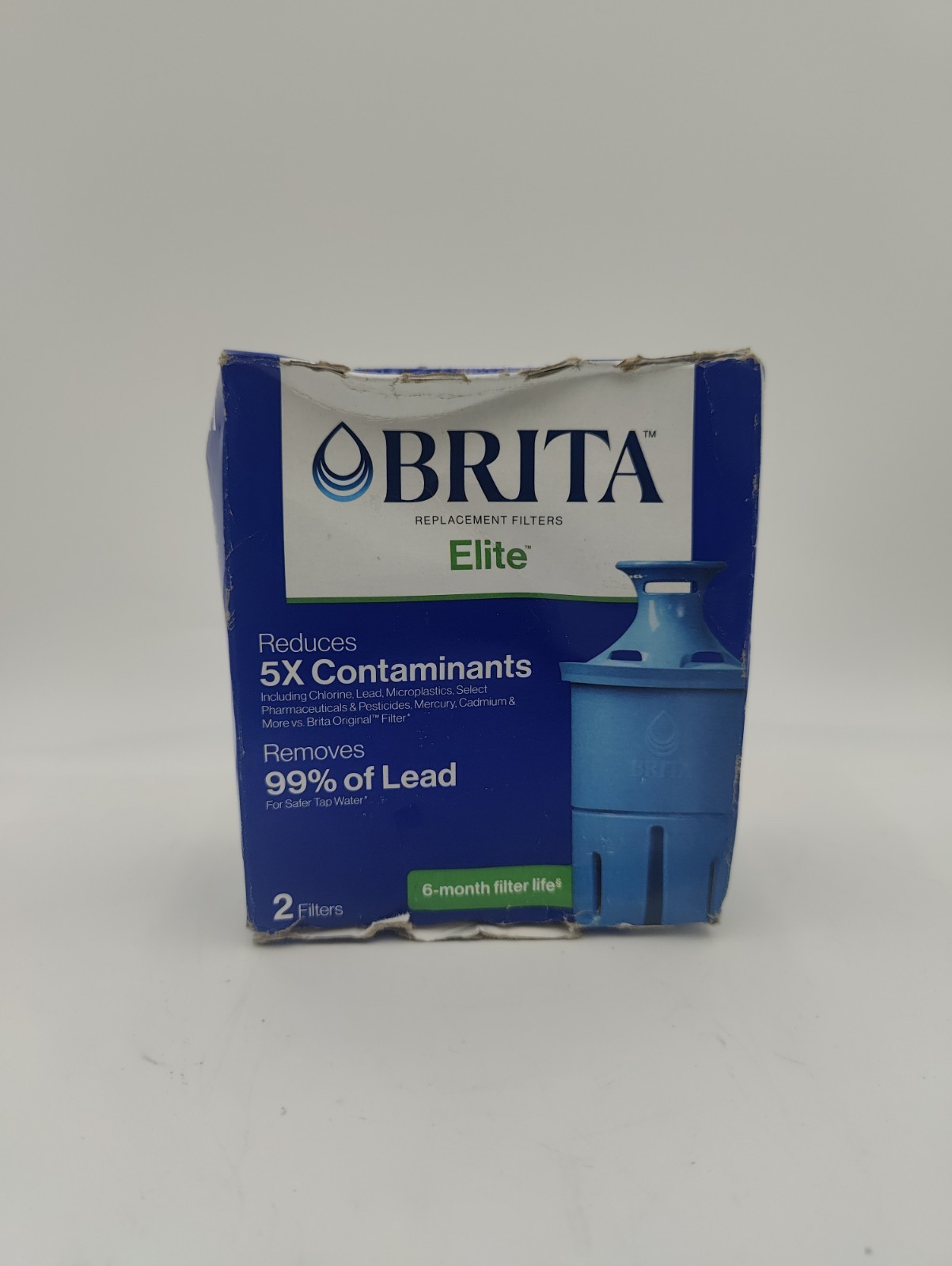 Brita Longlast Replacement Filters for Pitchers Dispensers – 2 Count