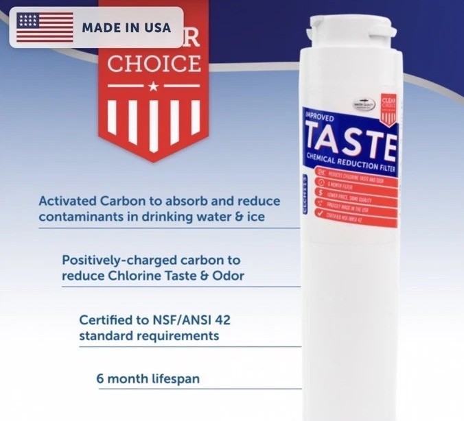 ClearChoice Replacement for GE MSWF Refrigerator Filter, 3-Pack