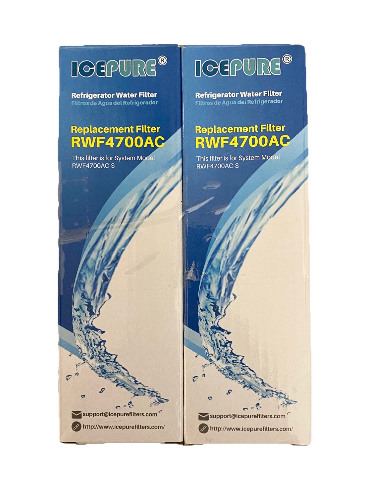 Ice Pure Replacement Refrigerator Water Filters Kenmore Lot of 2 RWF4700AC – NIB