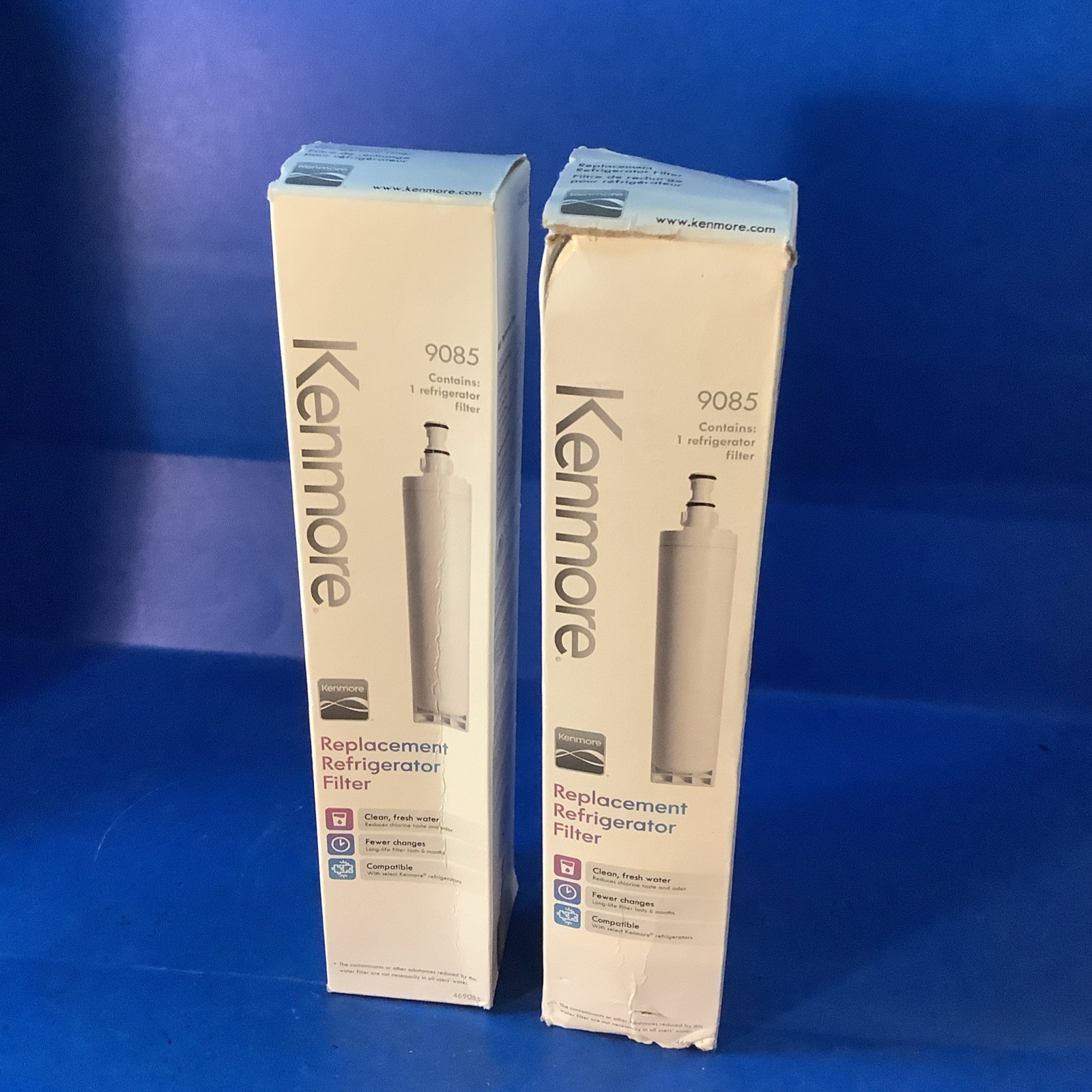 Kenmore 469085 46-9085 Refrigerator Water Filter 9085 Sealed Brand New -2 Pack