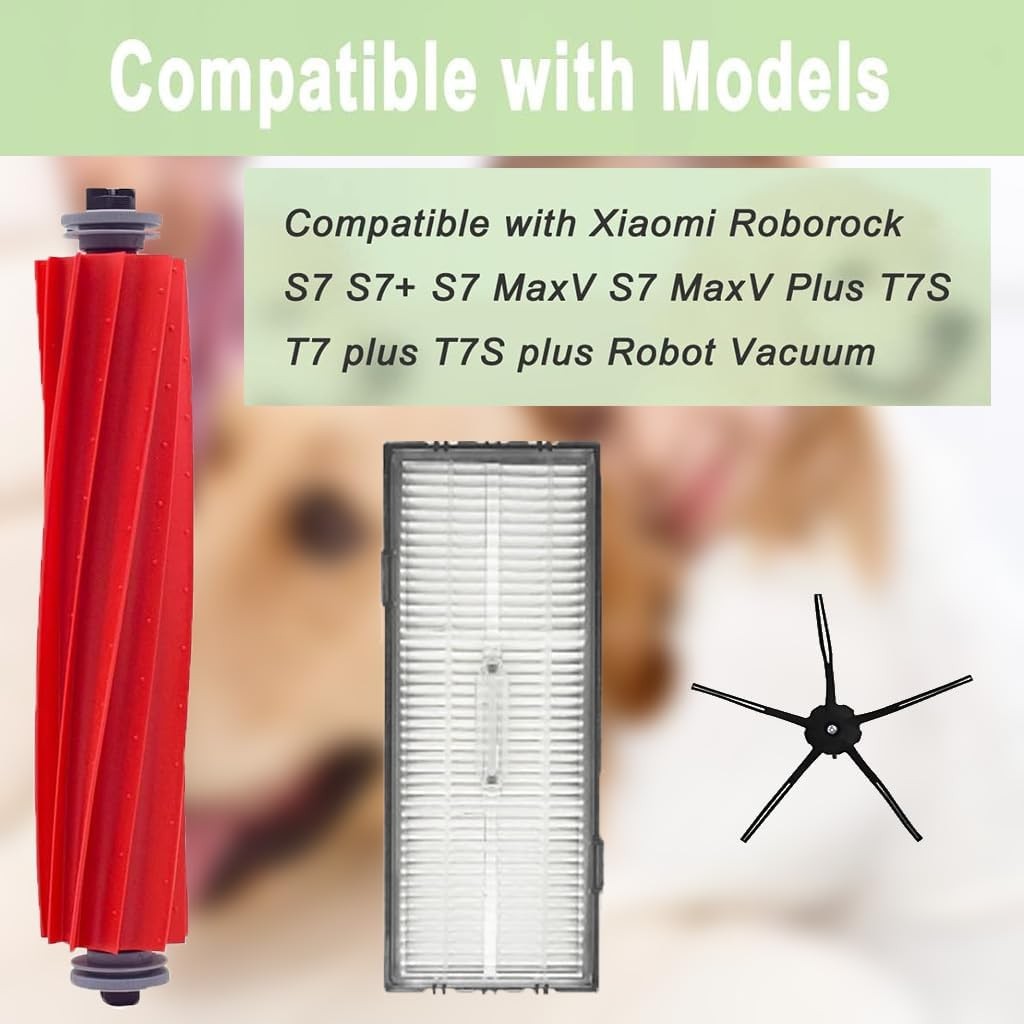 Replacement Parts Compatible with Roborock S7 S7 S7 MaxV S7 MaxV Plus T7S T7