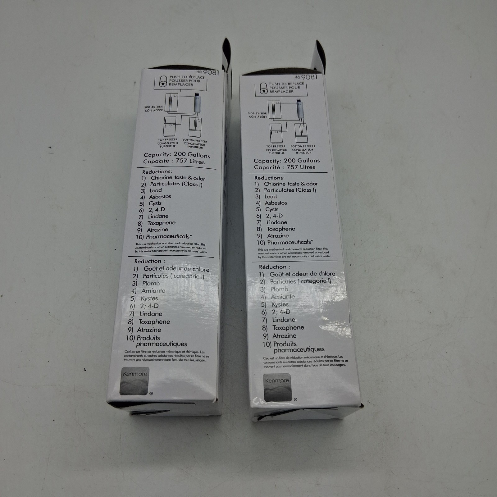 2 Pack Kenmore 469081 Refrigerator Water Filter 9081 46-9081