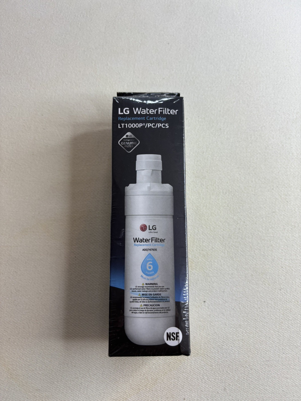 LG LT1000P Water Filter Replacement Cartridge LT1000PC/PCS – NSF
