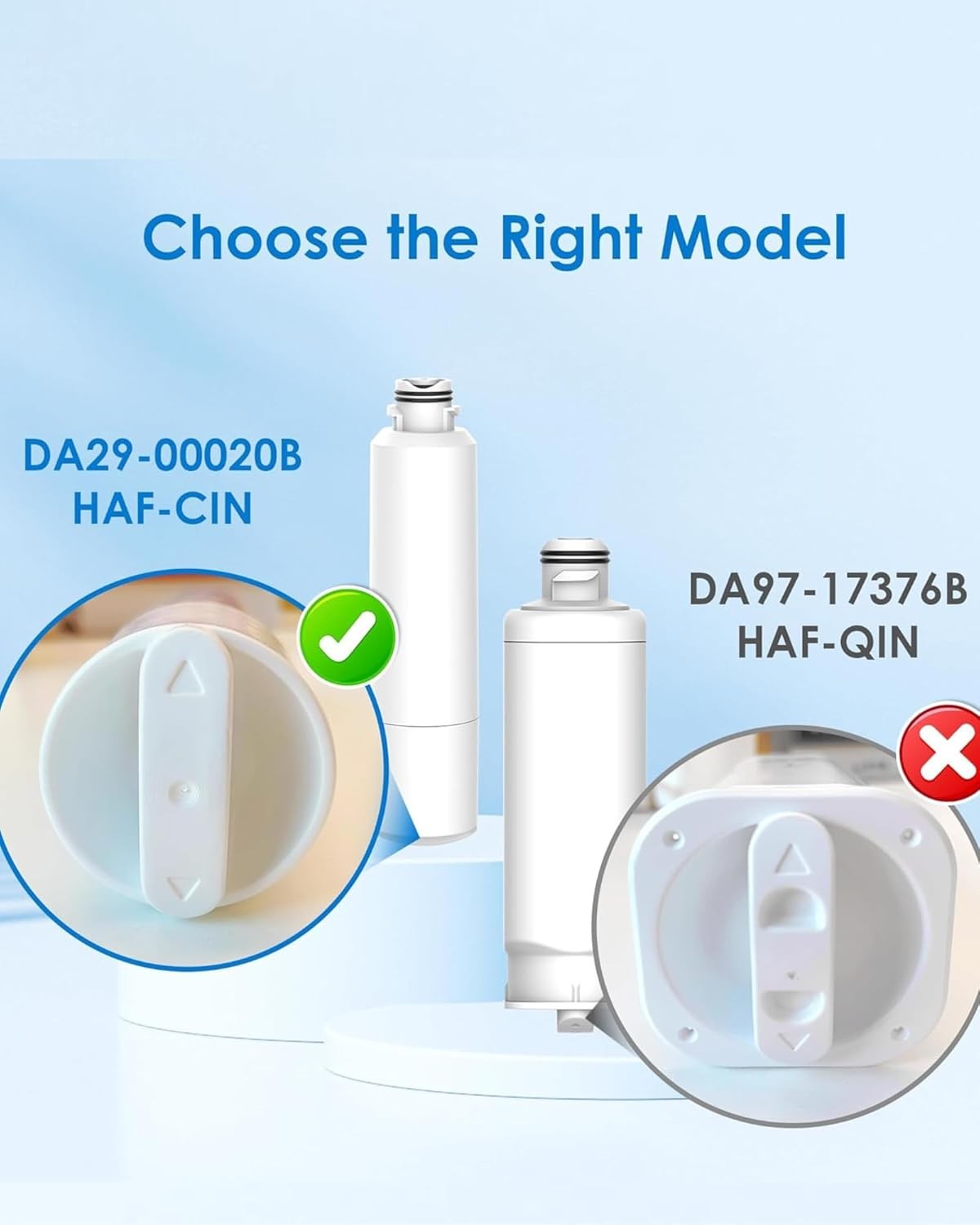 Waterspecialist replacement for Samsung DA29-00020B Refrigerator Water Filter,3P