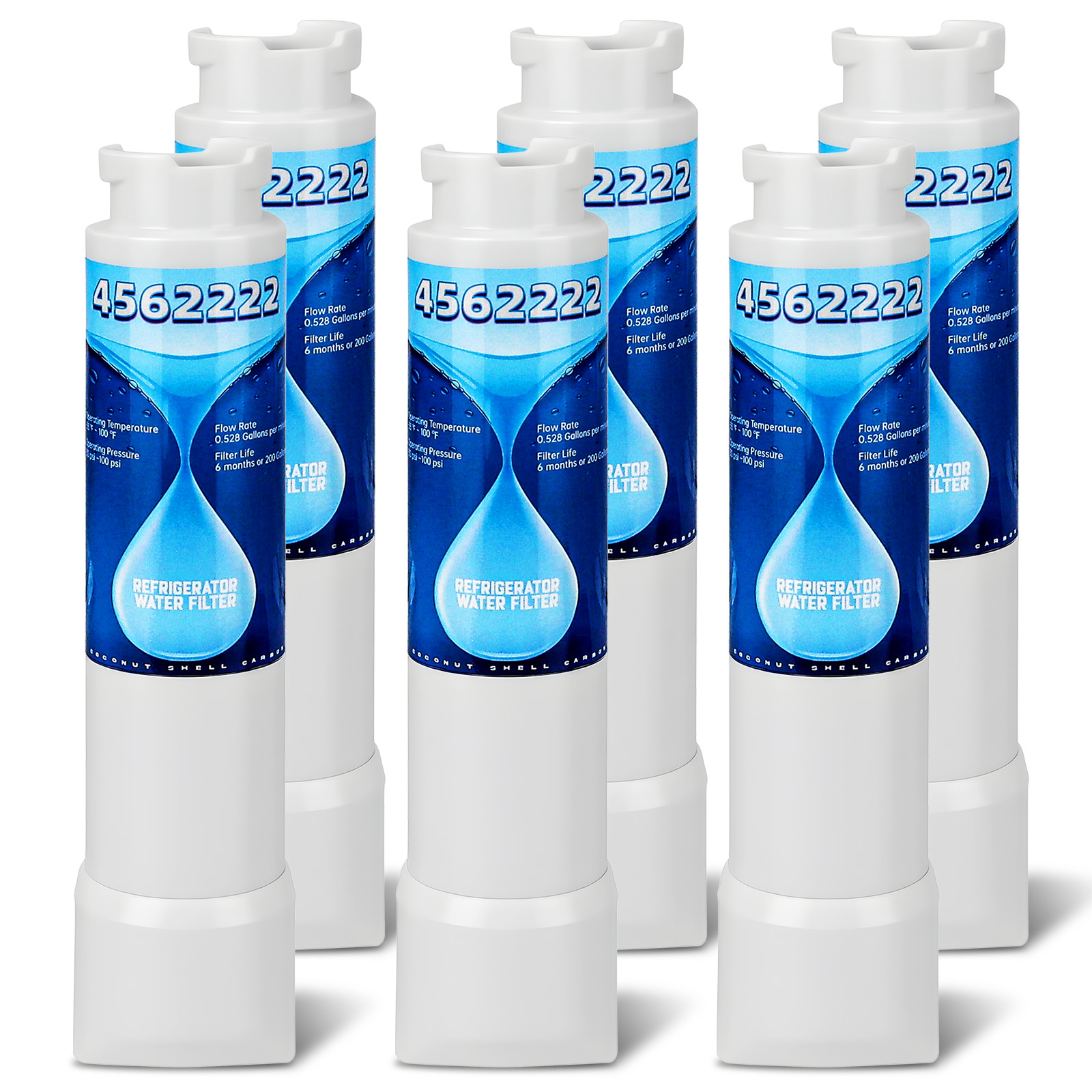 6 PACK NEW Frigidaire EPTWFU01 Pure Source Ultra II Refrigerator Water Filter