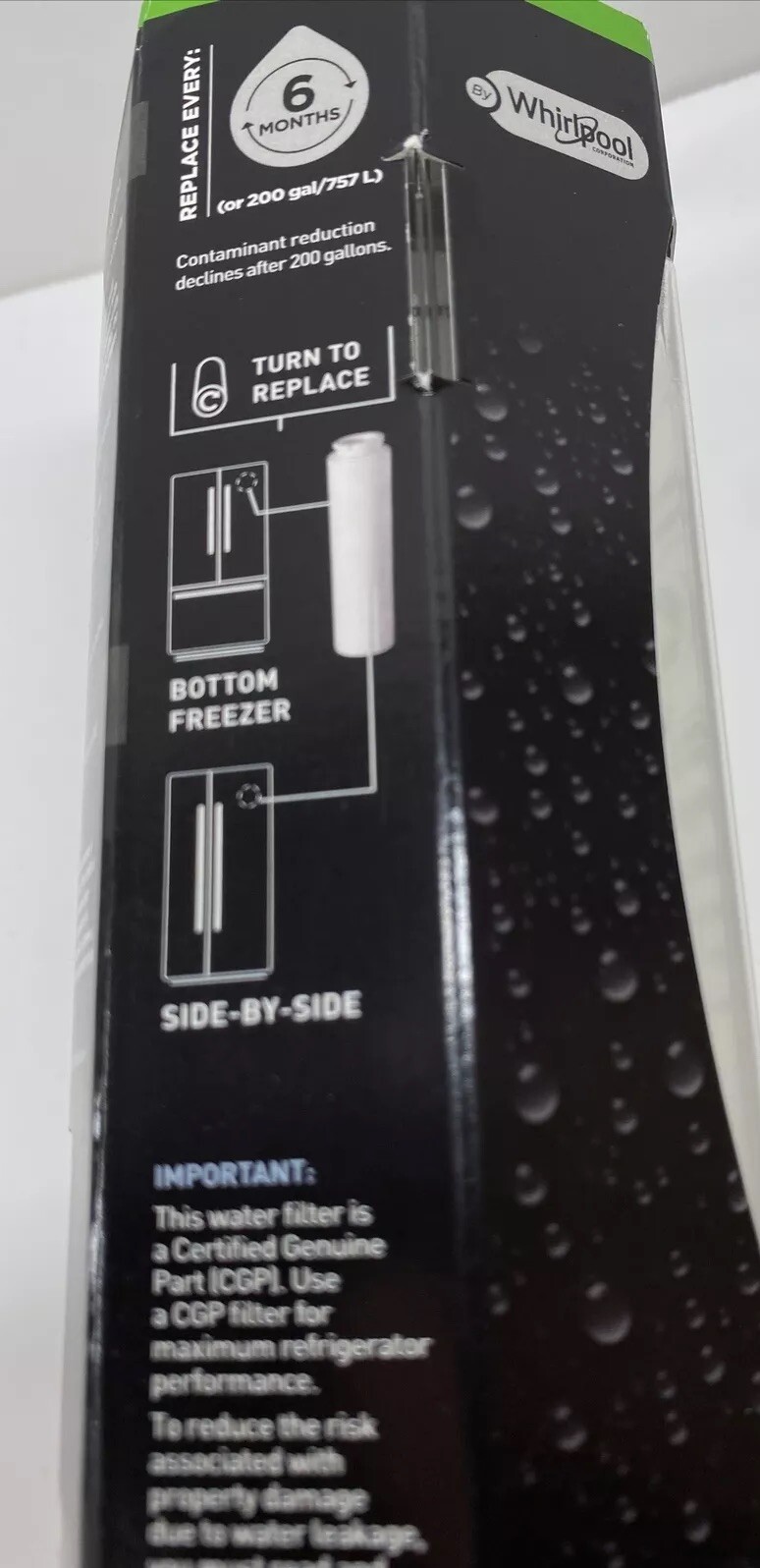 Everydrop: Refrigerator Ice & Water Filter 6 Months Filter Life
