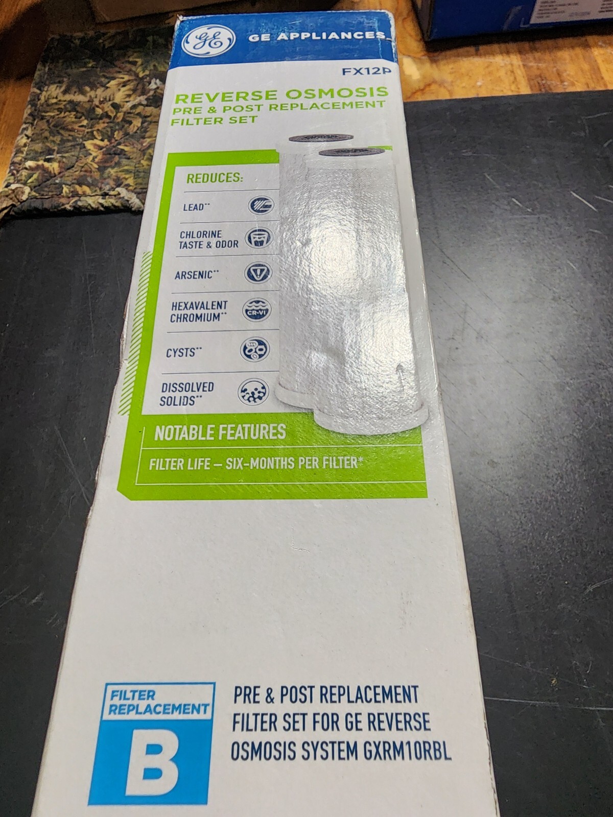 ​GE FX12P Reverse Osmosis Pre & Post Replacement Filter Set New old stock
