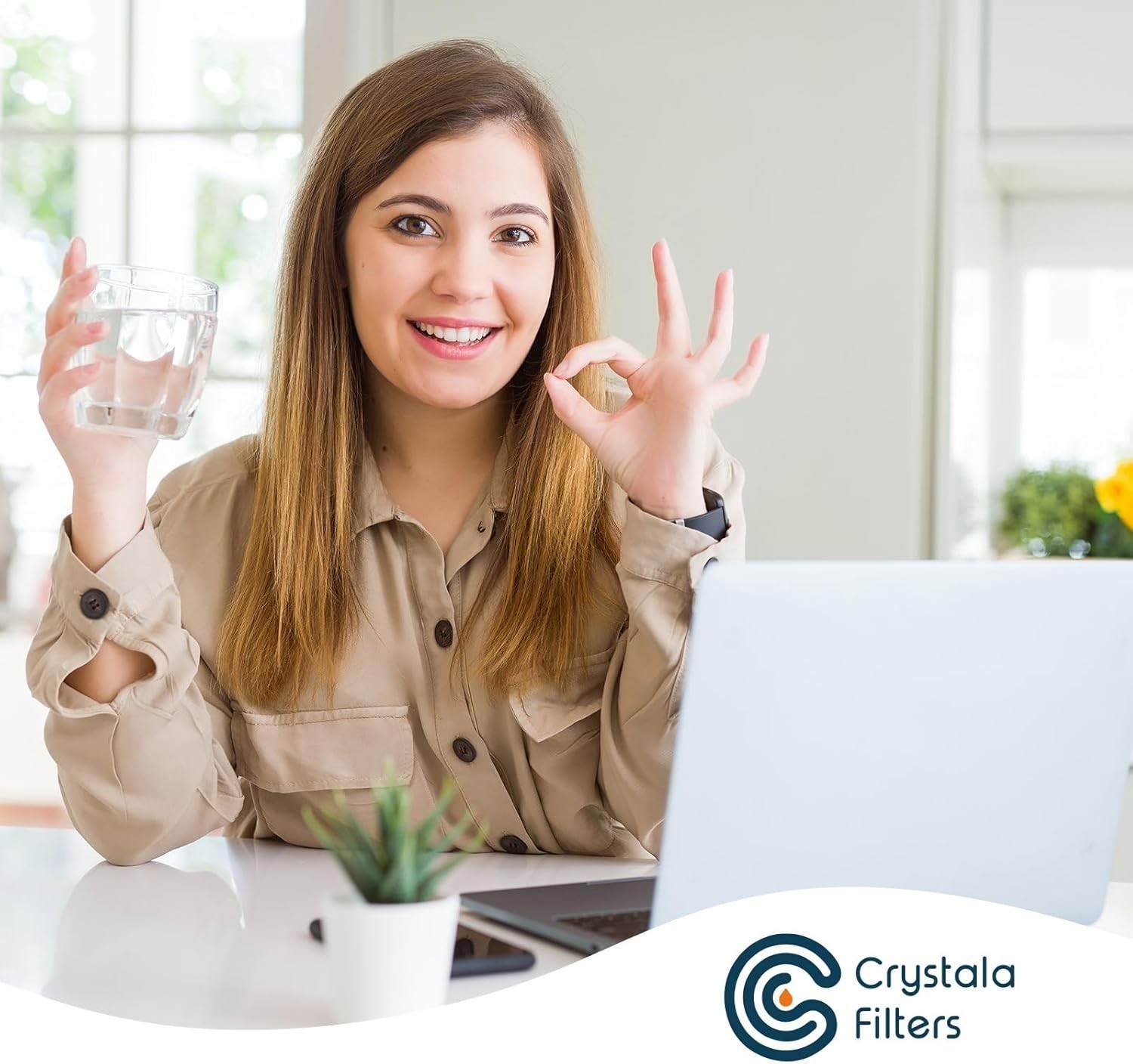 Crystala Water Filter Compatible with XWFE CHIP Replacement for GE XWFE