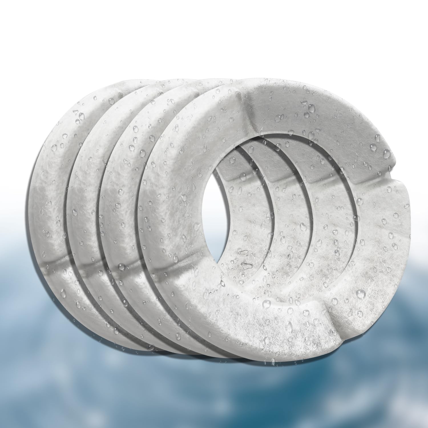 Filter Replacements for 8L/10L/12LNo Spill Dog Water Bowl 4 Packs
