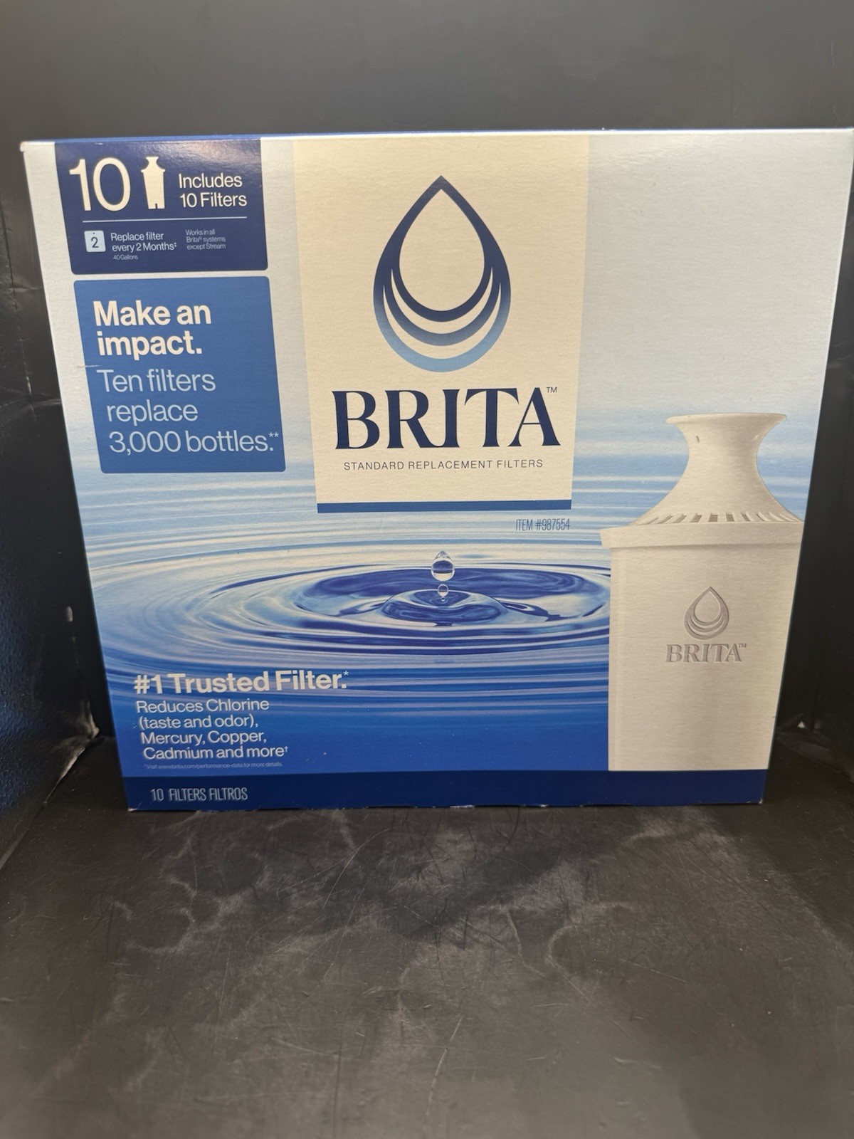 Brita Standard Replacement Filters 9 Of 10 Filters In Open Box 1 Missing