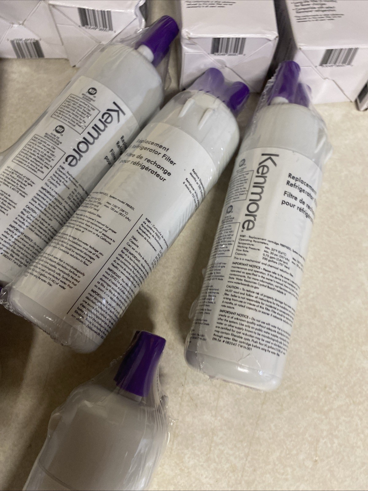 6 Pack Kenmore 9081 Replacement Refrigerator Water Filter 46-9081 – NEW