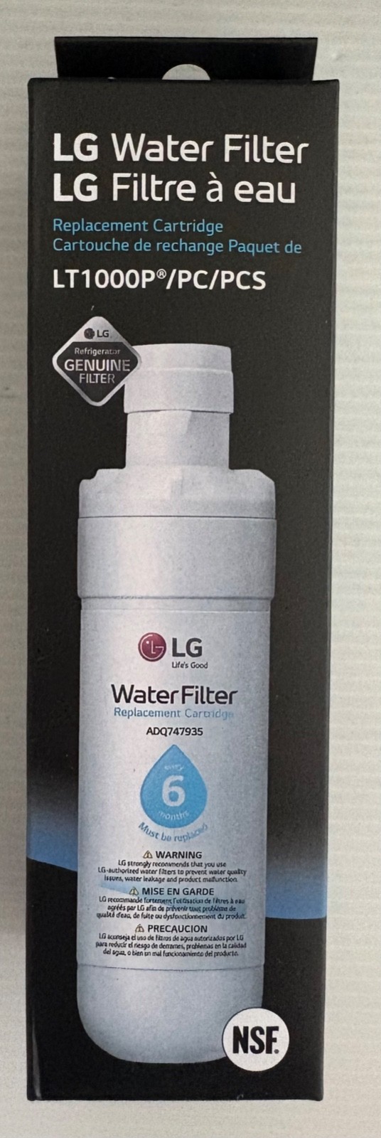 LOT OF * 12 * GENUINE LG WATER FRIDGE FILTERS LT1000P/PC/PCS BRAND NEW SEALED
