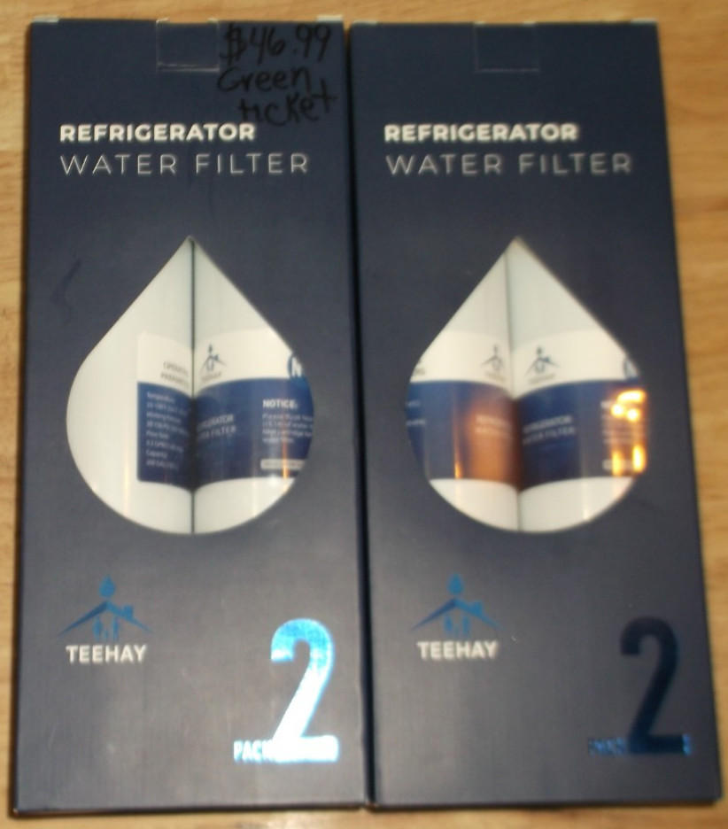 LOT OF 4 (2 PACKS OF 2) TEEHAY ULTRAWF WATER FILTER FOR FRIGIDAIRE KENMORE