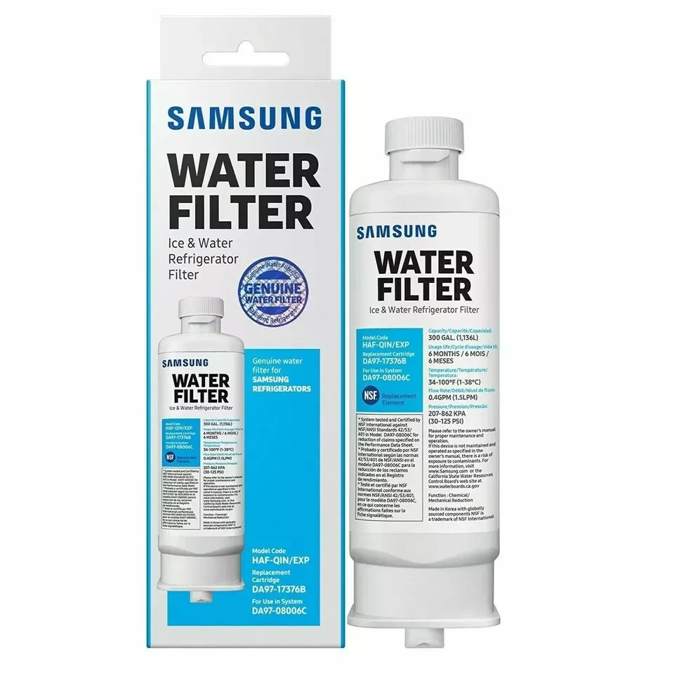 1 PACK Genuine Samsung DA97-17376B HAF-QIN/EXP REFRIGERATOR Water Filter US NEW