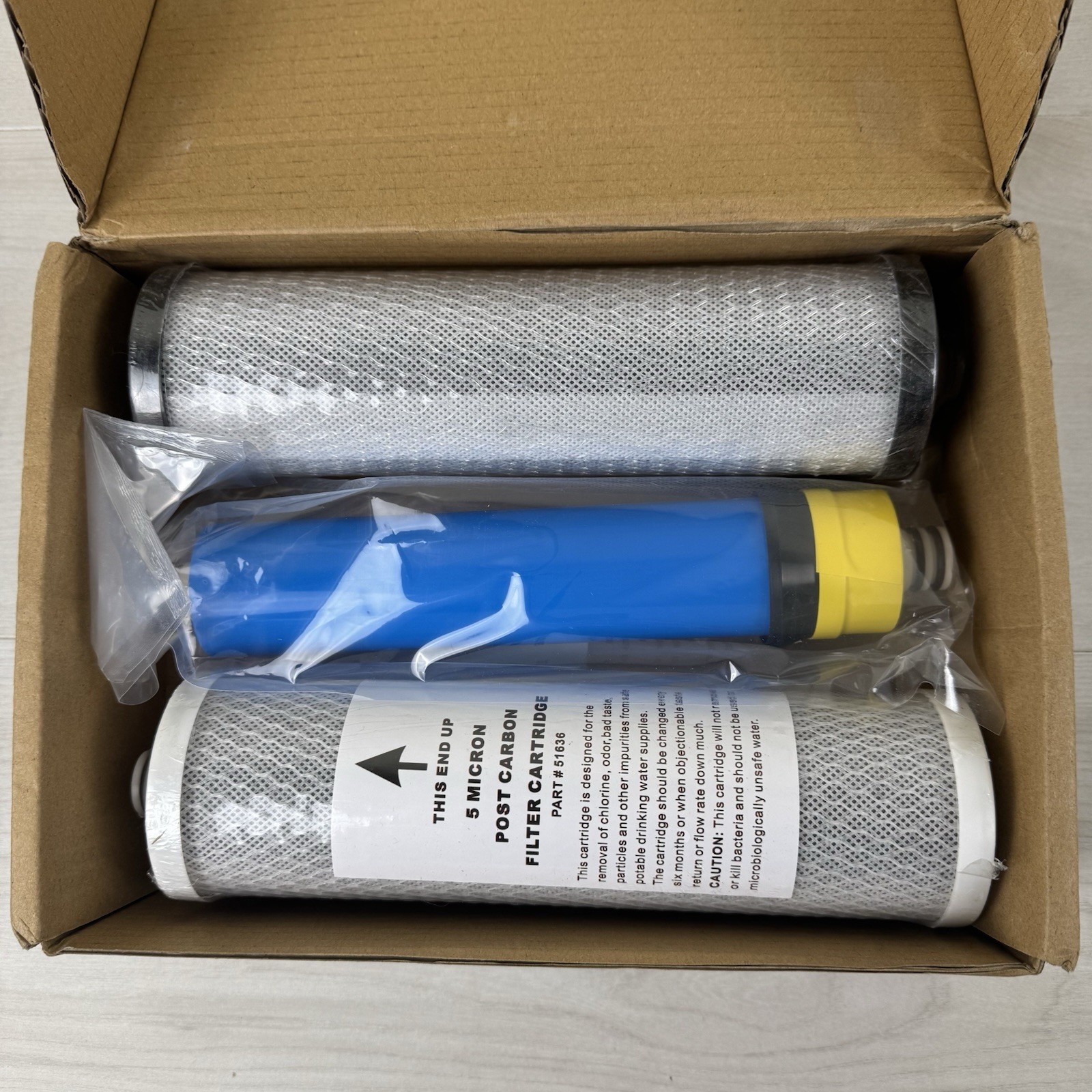 Replacement Pre and Post Filter Set With Membrane 50GPD Compatible to Rainsoft R