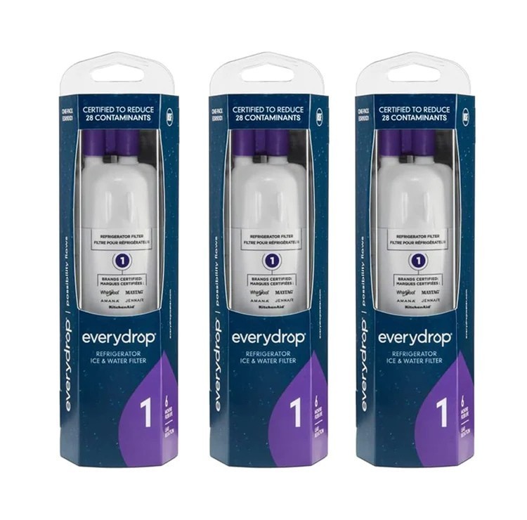 3 PACK ΕDR1RXD1 Refrigerator Wate Filter 1 Replacement New