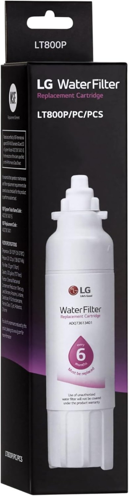 LT800P Water Filter – 6 /200 Gallon, NSF Certified Carbon Fiber Replacement