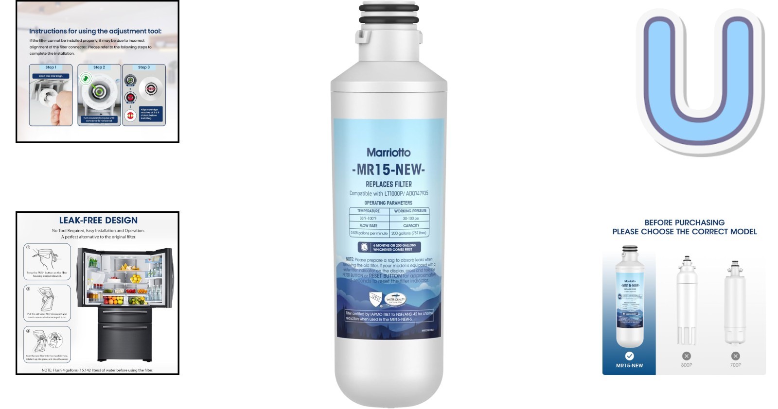 LT1000PC Water Filter Replacement – NSF Certified, 1 Count for Superior Taste