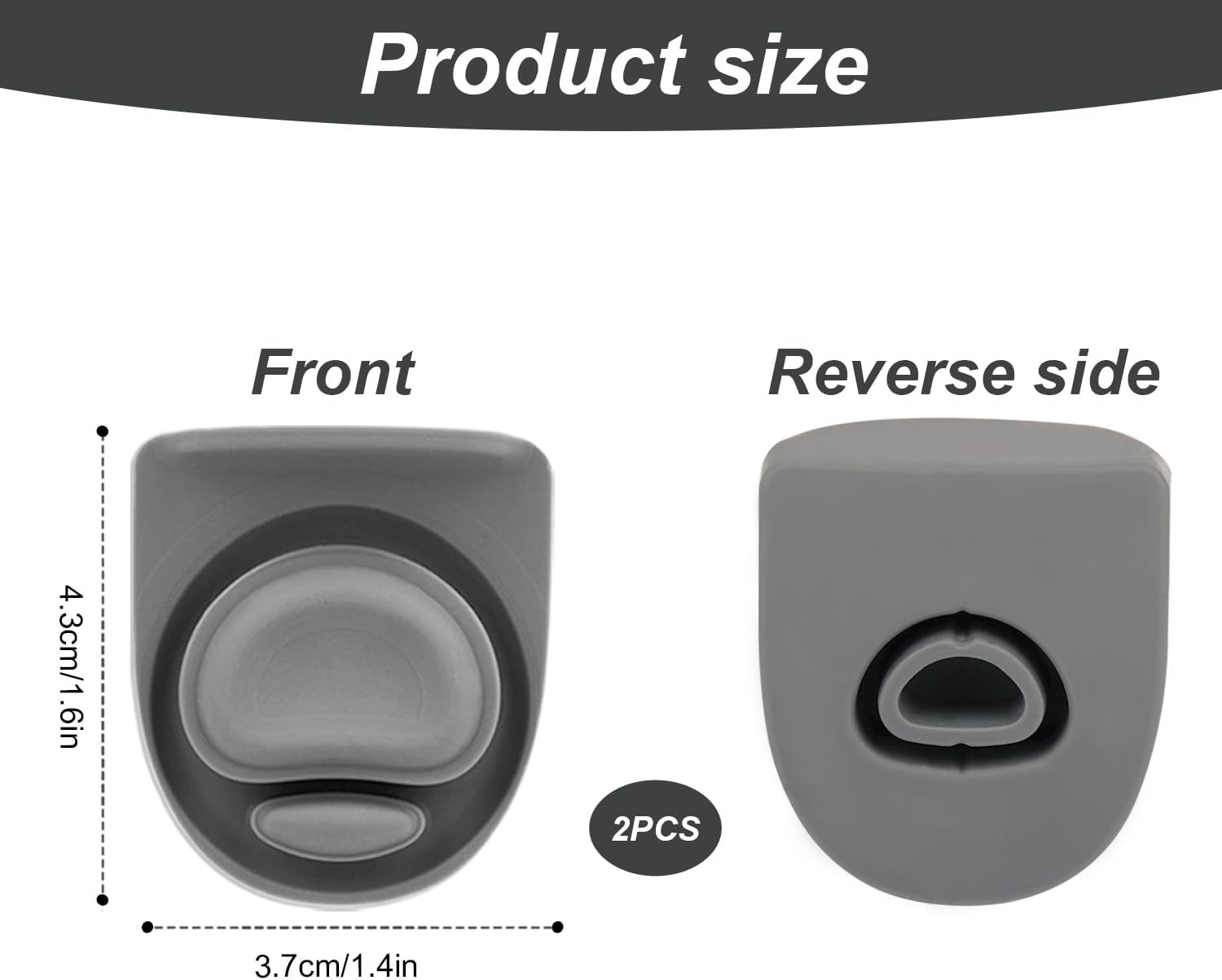 2pcs Replacement Stopper for Owala FreeSip Bottles, Silicone Leak-Proof Plug