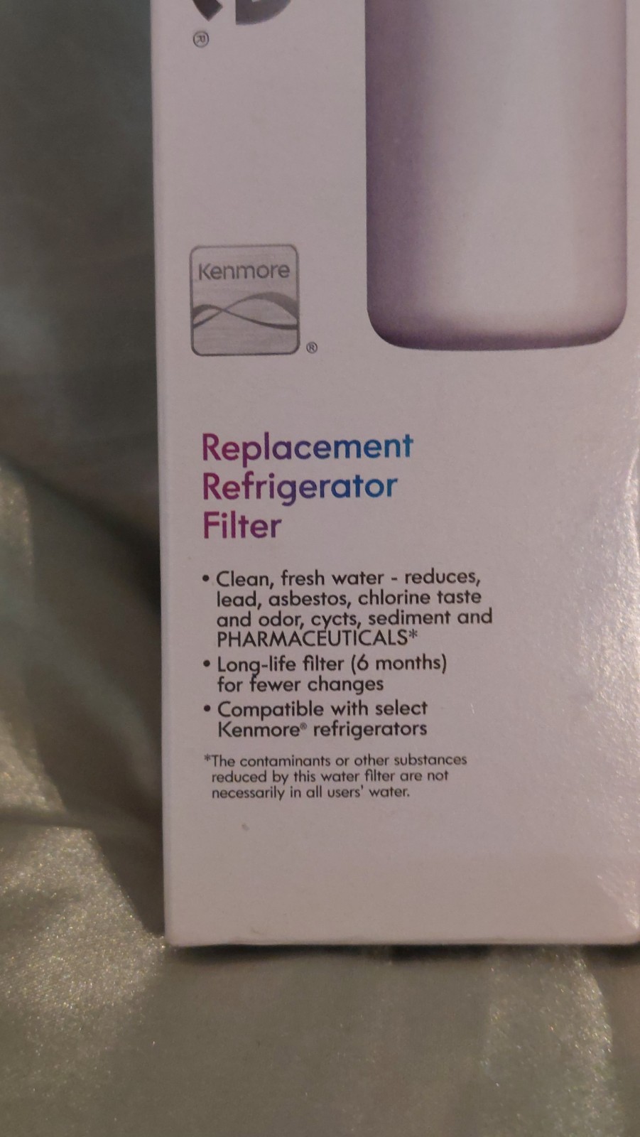Kenmore 469081 Refrigerator Water Filter – White
