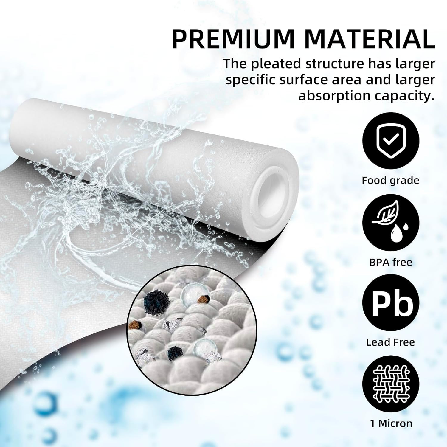 Filterelated RV Dual Water Filter System with 3/4 «Brass Fittings Two Filters In