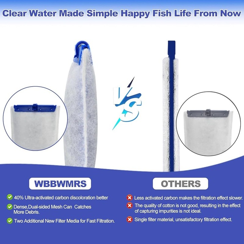 Large Replacement Filter Cartridge Whisper Filters 5in1 Filtration System New