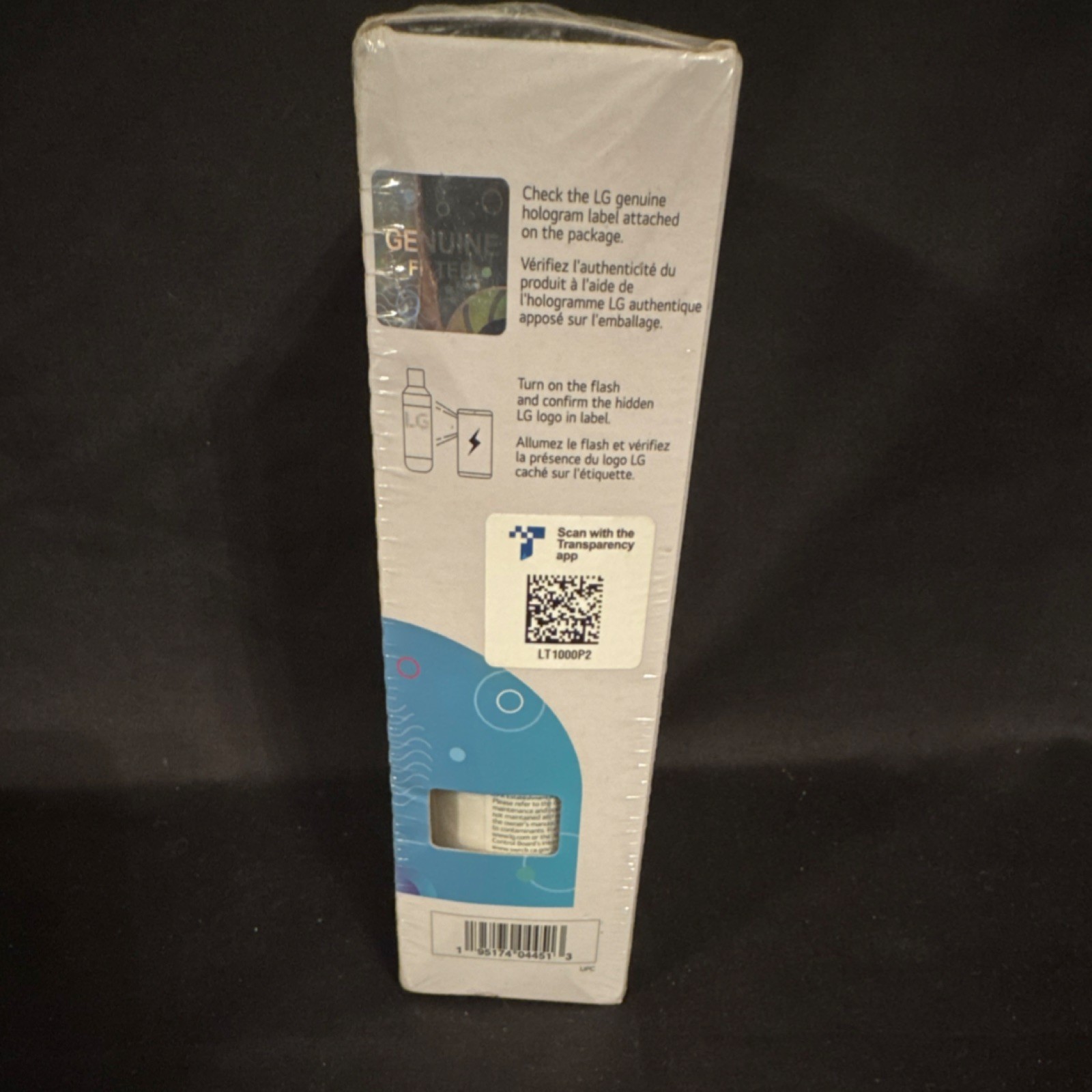 LG LT1000P2 Water Filter 2-Pack Carbon, 200 gal, Chlorine Taste & Odor sealed