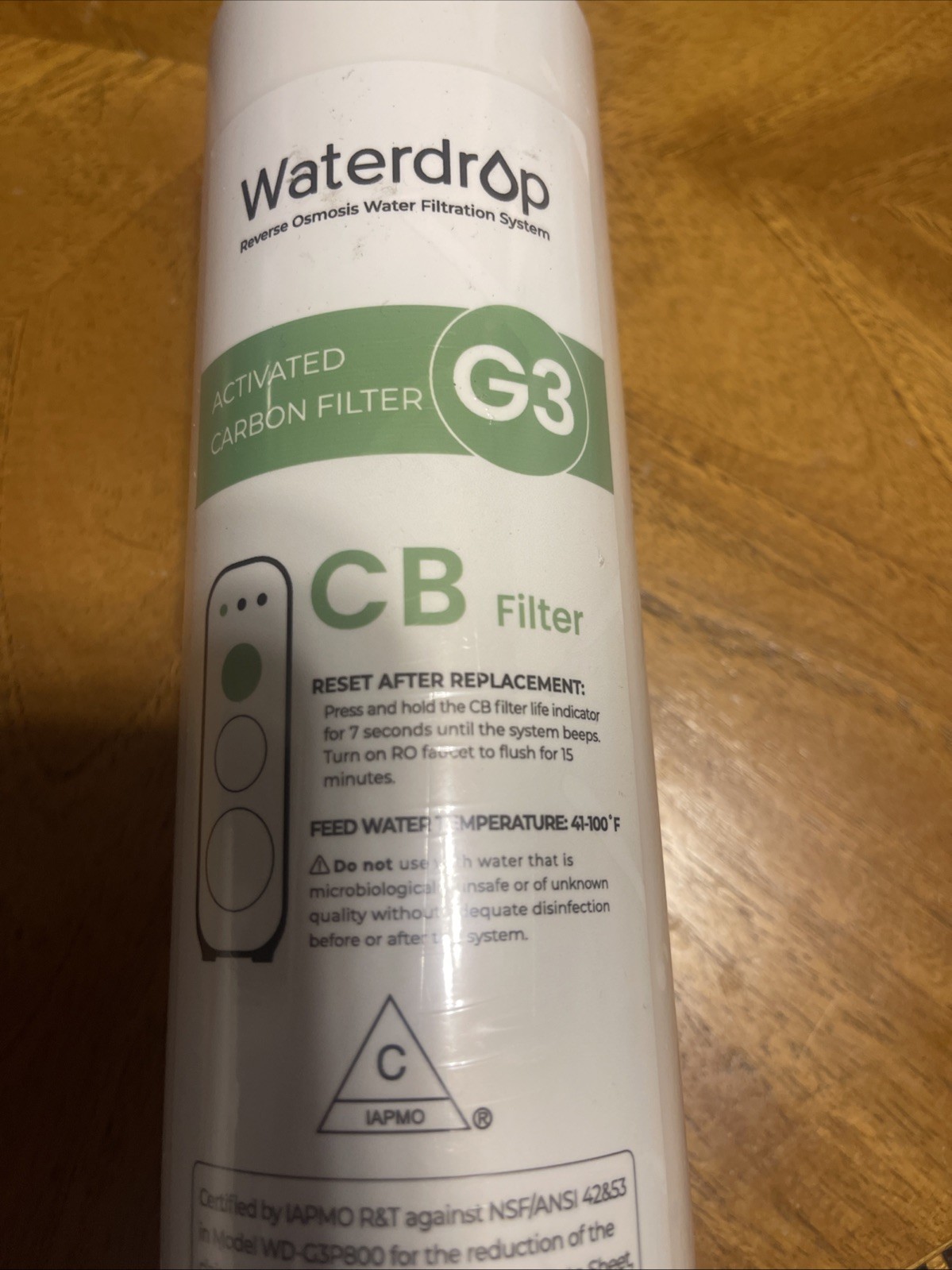 Waterdrop WD-G3-CB Filter, Replacement for WD-G3-W, WD-G3P600 and WD-G3P800-W Re