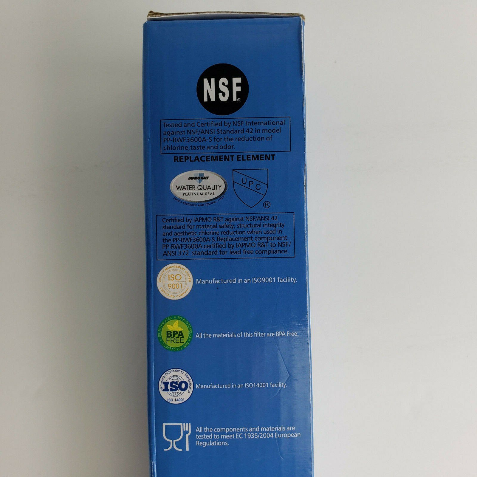 Pureplus PP-RWF3600A 300 Gal. Refrigerator Water Filter 1 Pack NIB