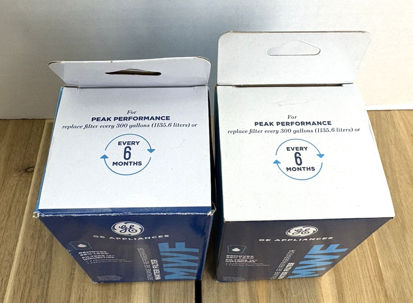 2 Pack Genuine GE Appliances MWF Smartwater Refrigerator Water Filter Sealed