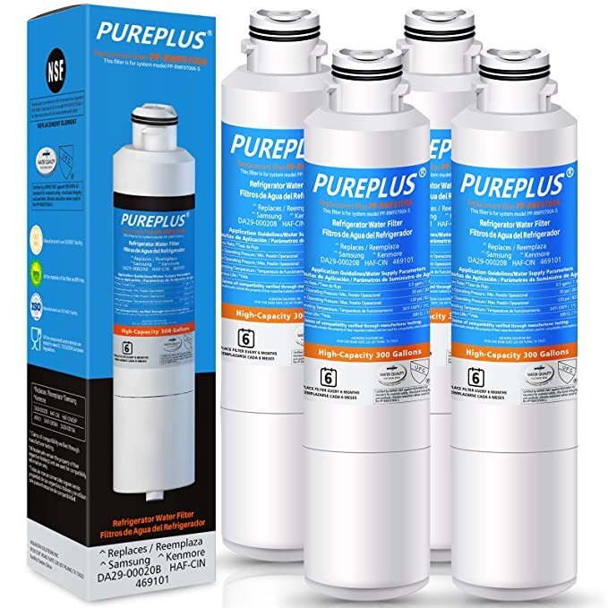 4Packs PUREPLUS DA29-00020B Replacement for Samsung Refrigerator Water FilterNEW
