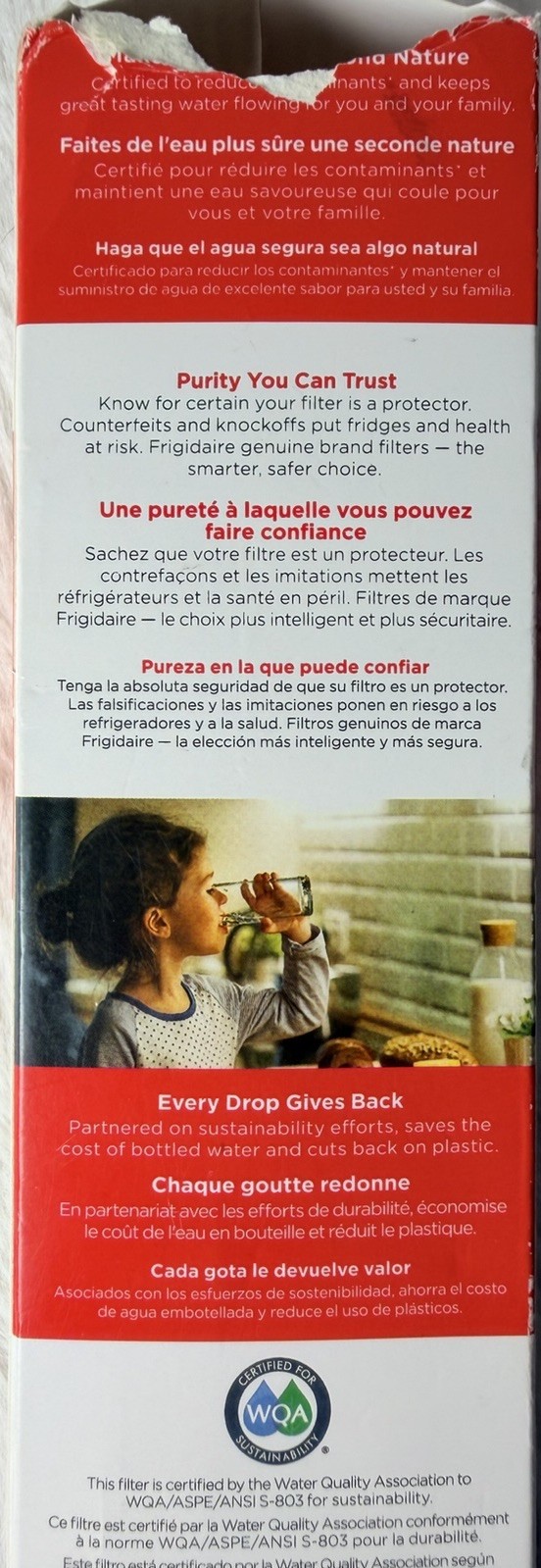 Frigidaire WF3CB PureSource 3 Refrigerator Water Filter New Open Box Genuine